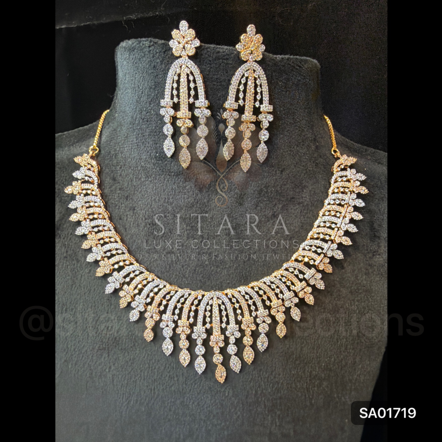 Dual Tone CZ Set