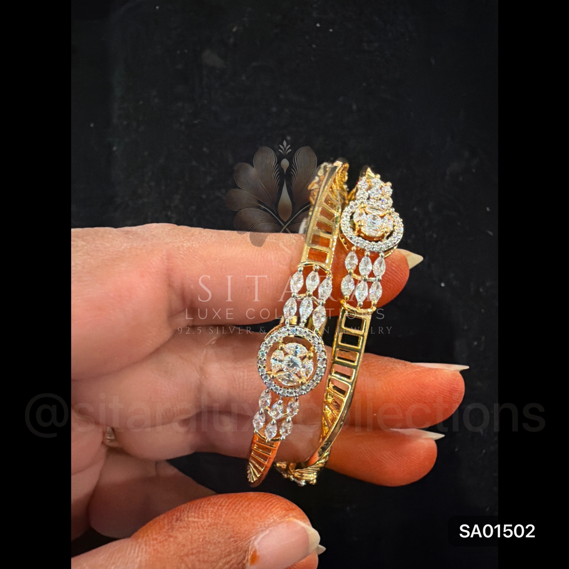 Twisted CZ Bangle