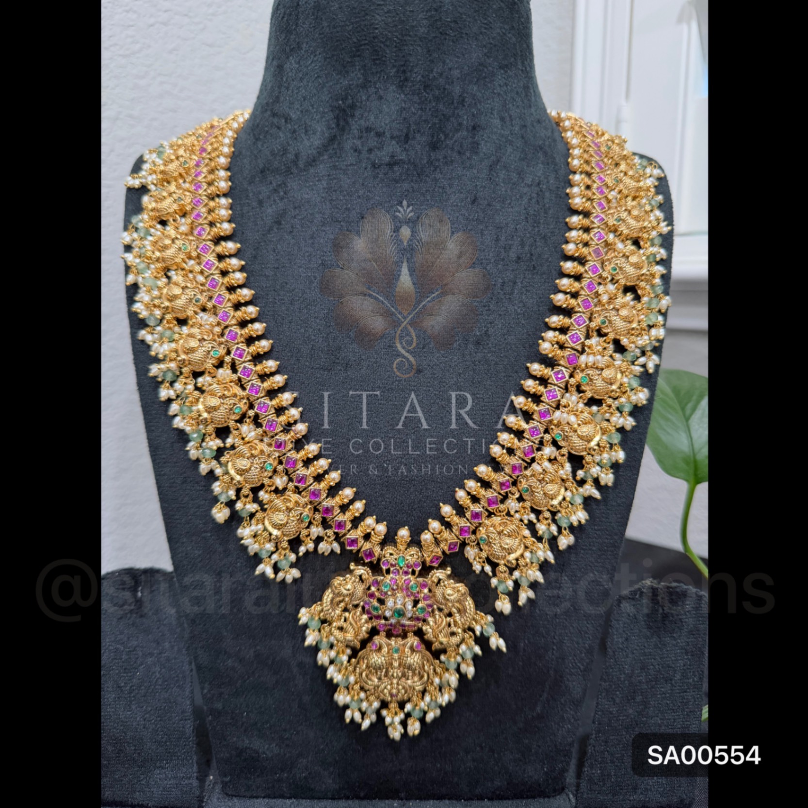 Peacock Guttapusalu Haaram Set