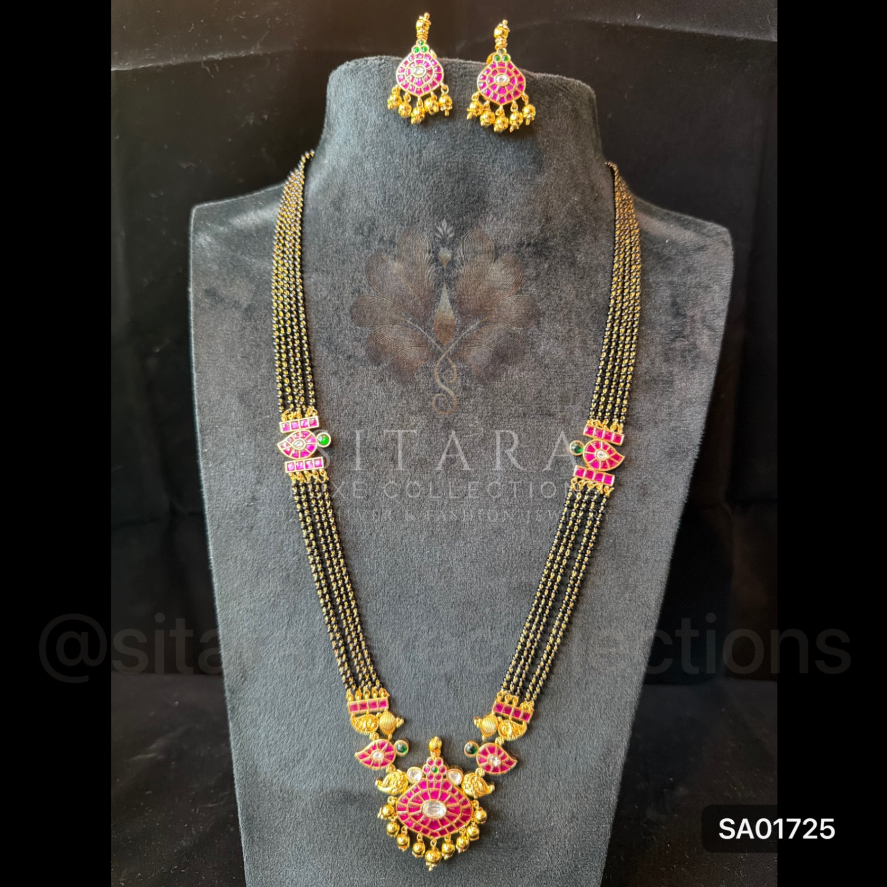 Long Jadau Kundan BB Set
