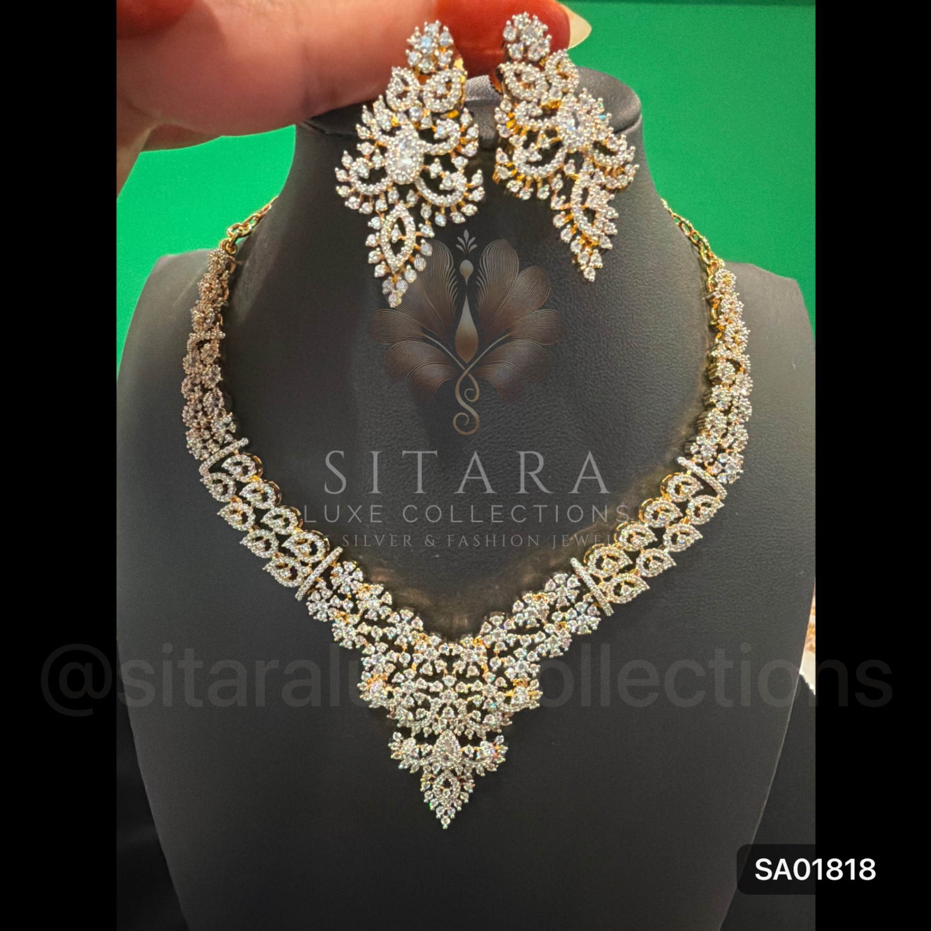 CZ Necklace Set
