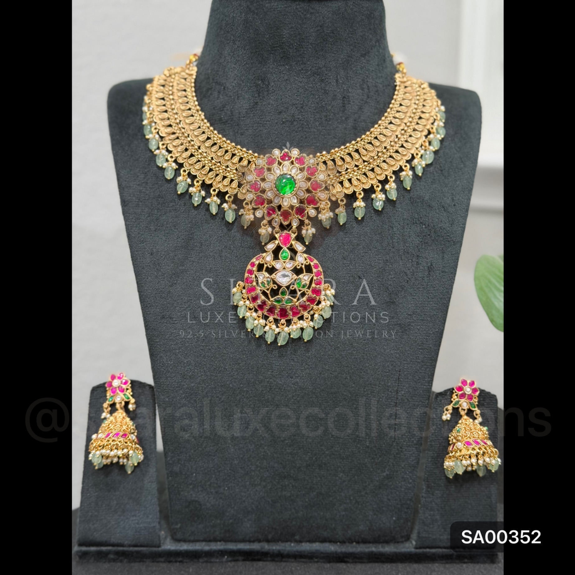 Jadau Antique Patti Neckset
