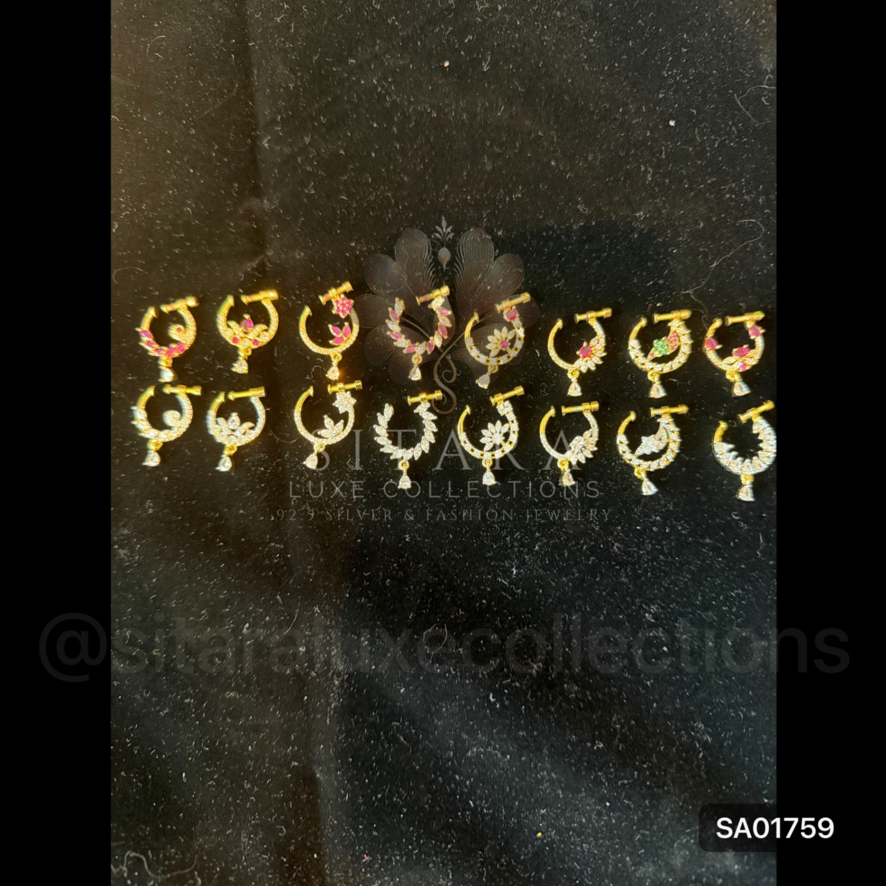 CZ Nose Rings