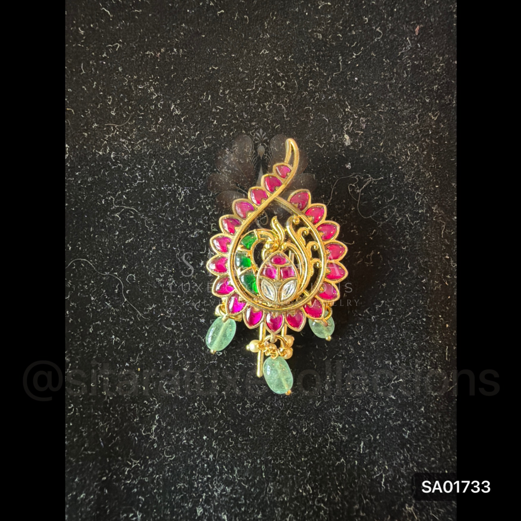 Peacock Hairpin