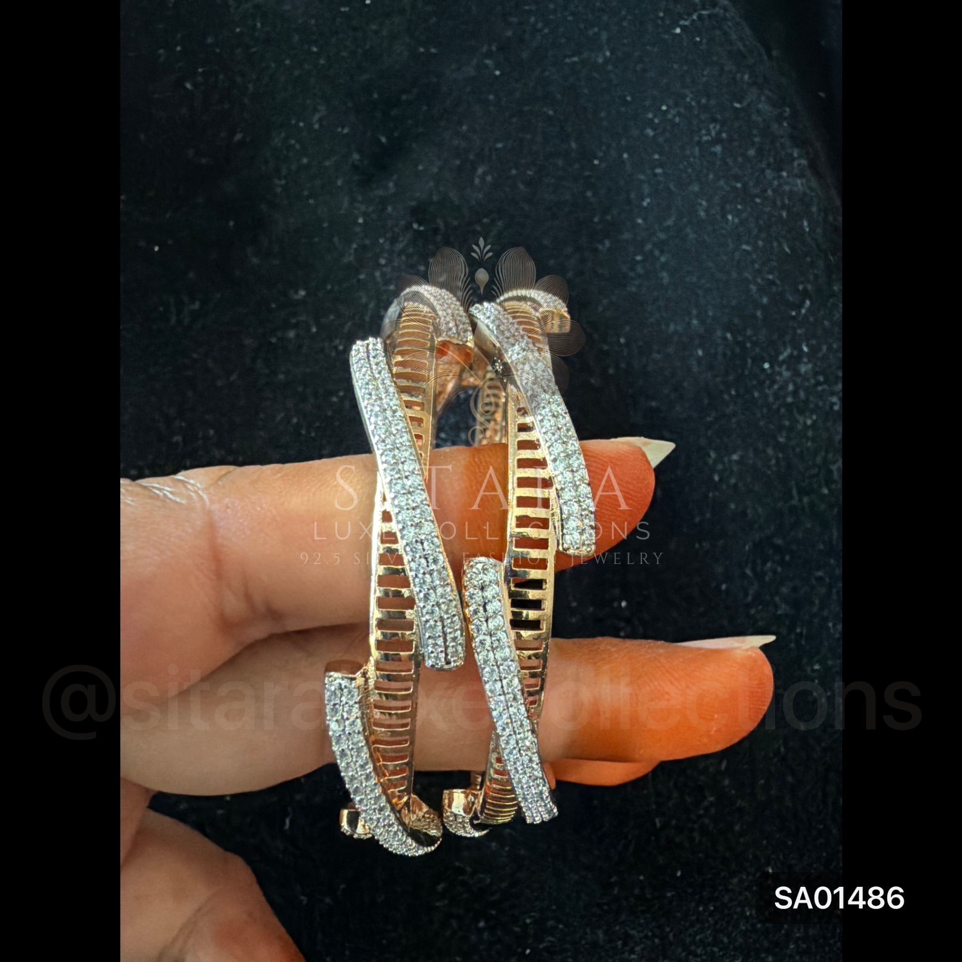 X Design CZ Bangle