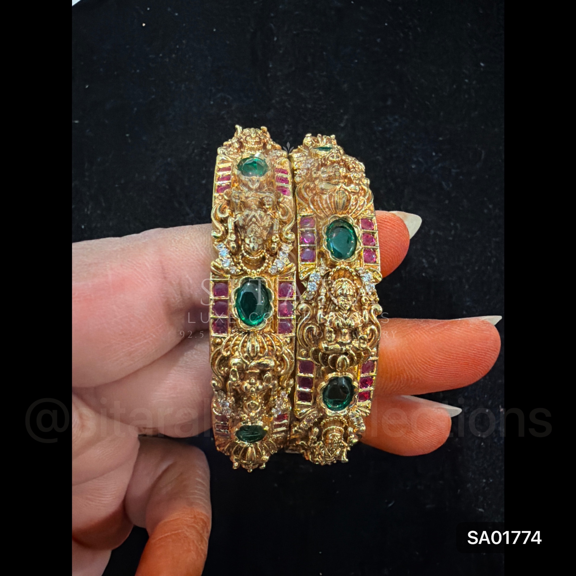 Lakshmi Bangle Openable Set Of 2