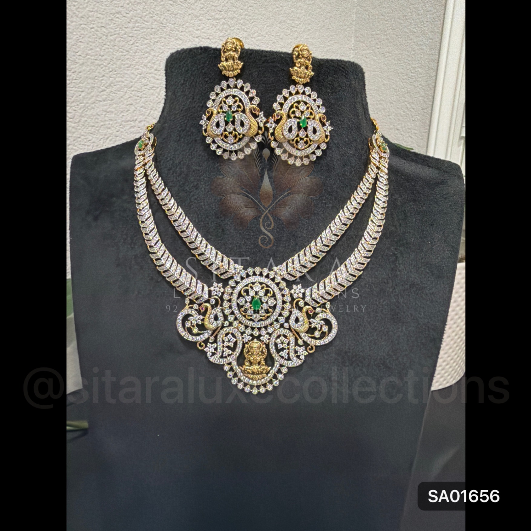 Double Layer Lakshmi Tussi Set