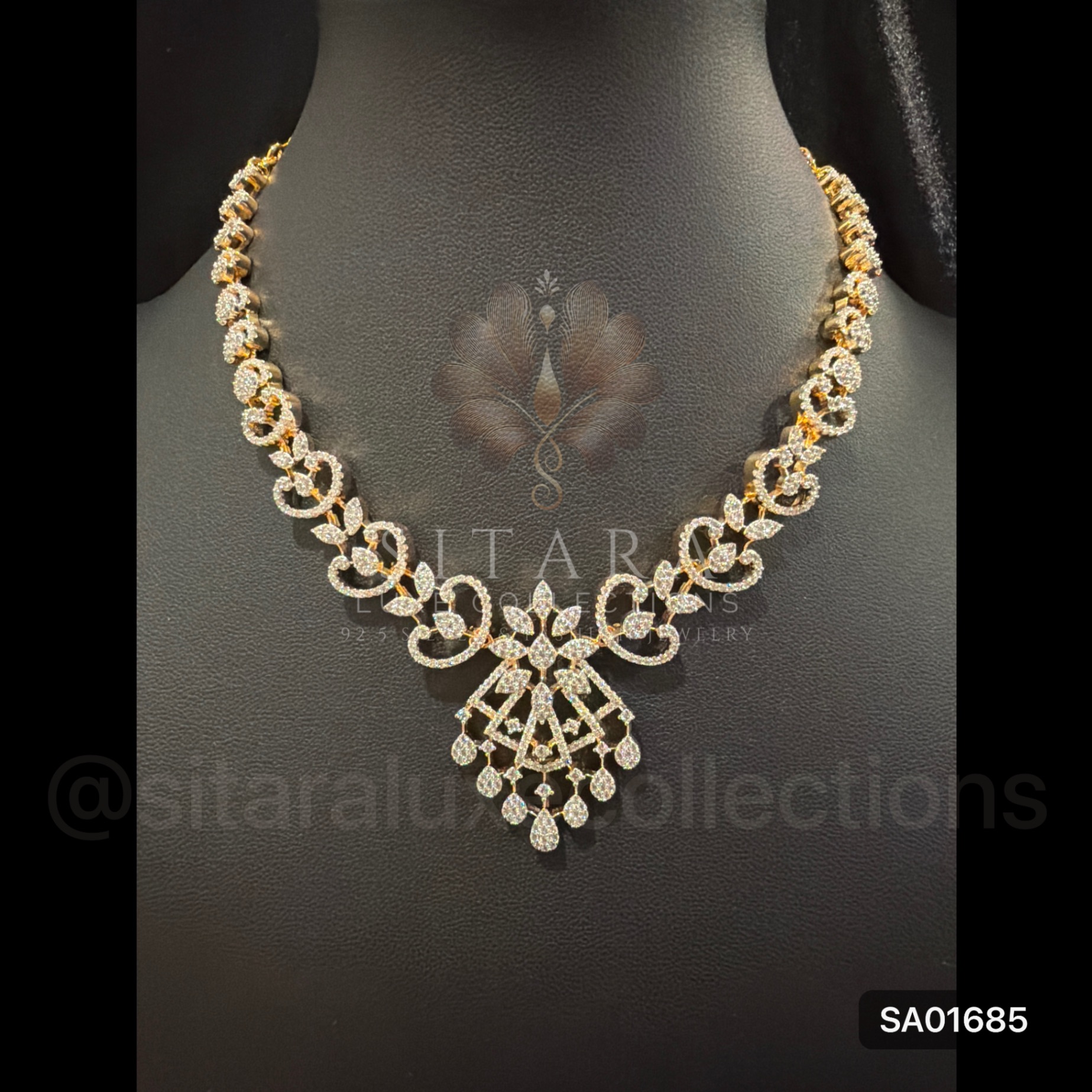 Dainty CZ Necklace Set