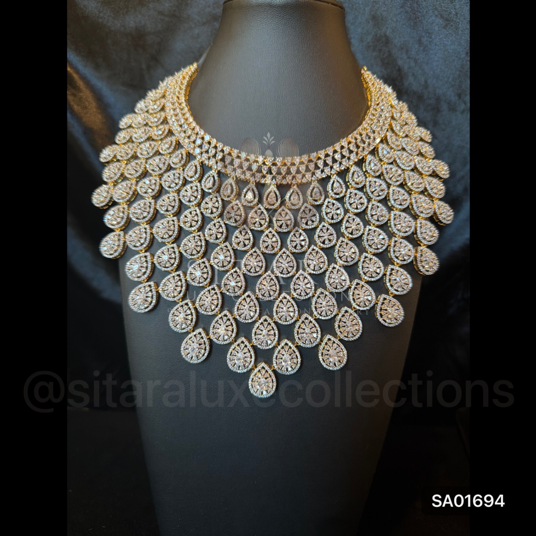 CZ Bridal Necklace Set