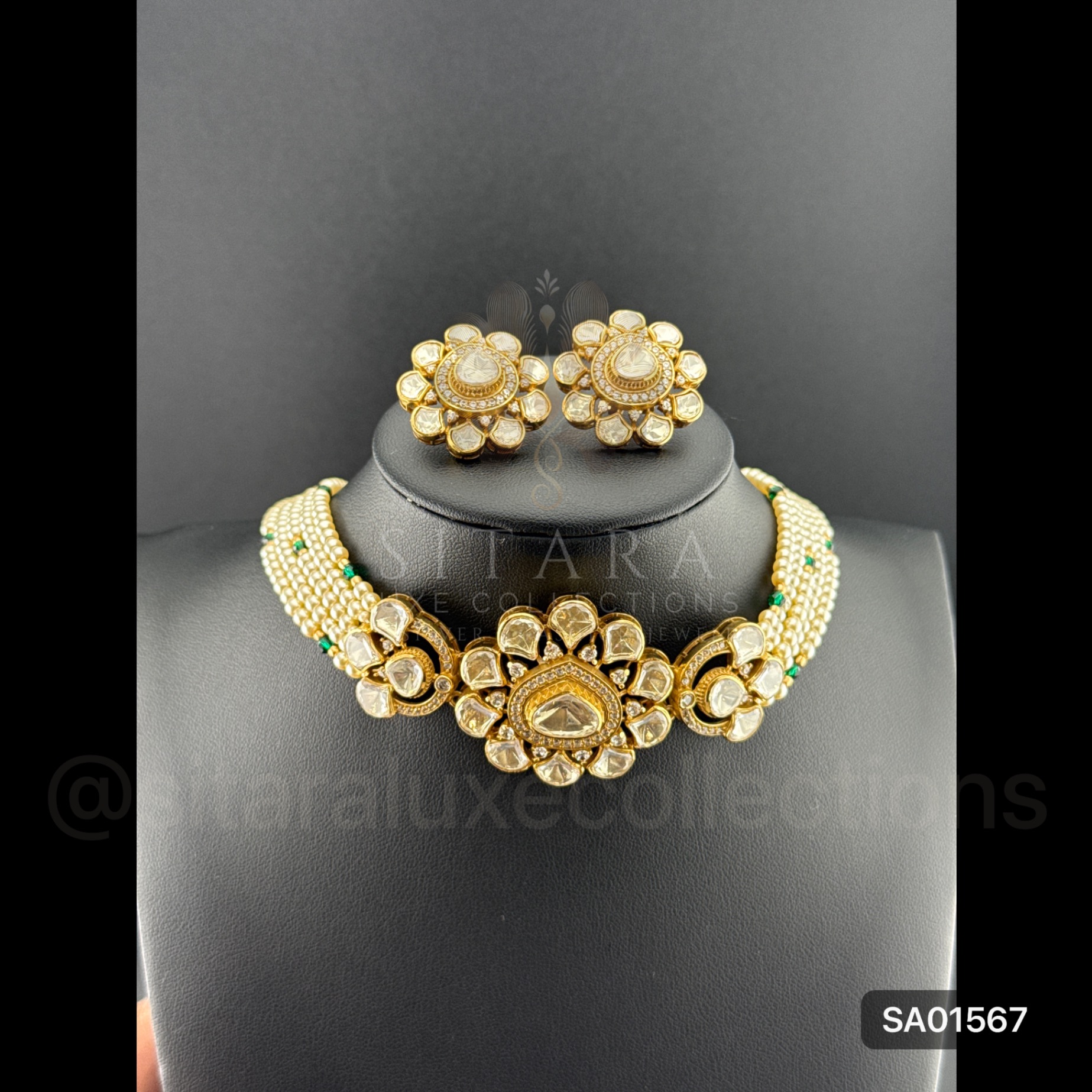 Swarovski Polki Choker Set