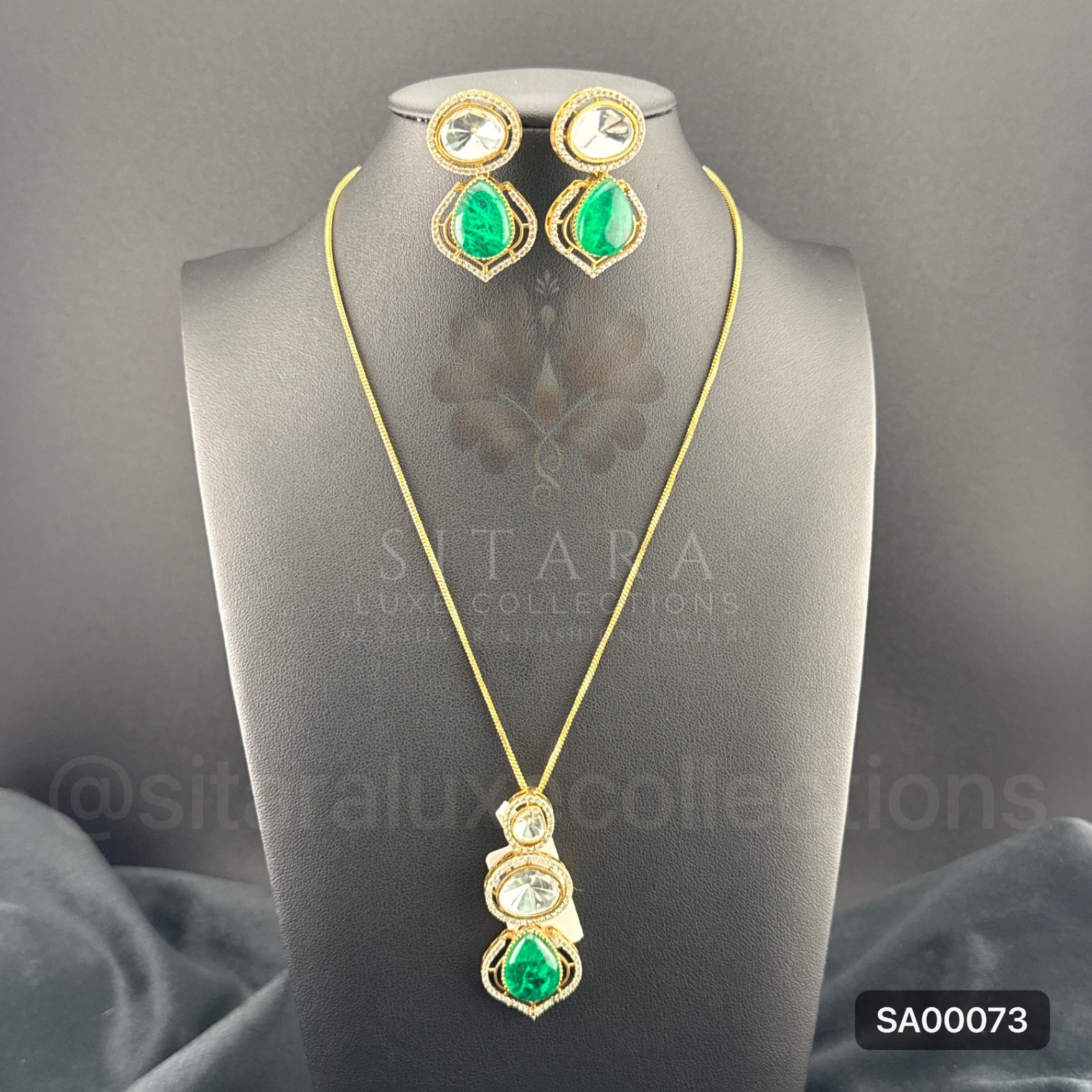 Green Drop Chain Set